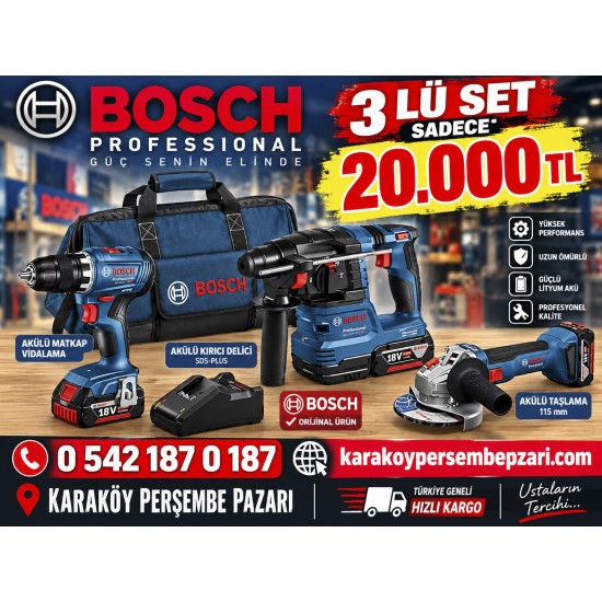 BOSCH 3 LÜ SET